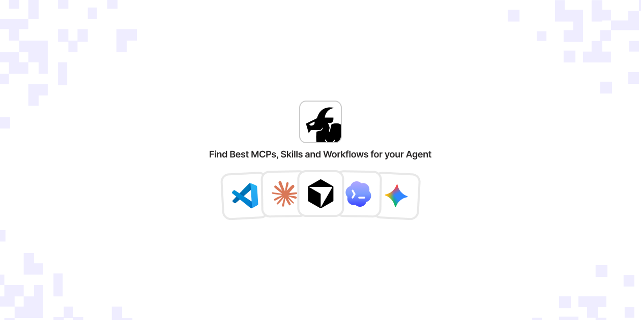 GoatMCP - Best MCP Servers, Skills & Workflows for AI Agents